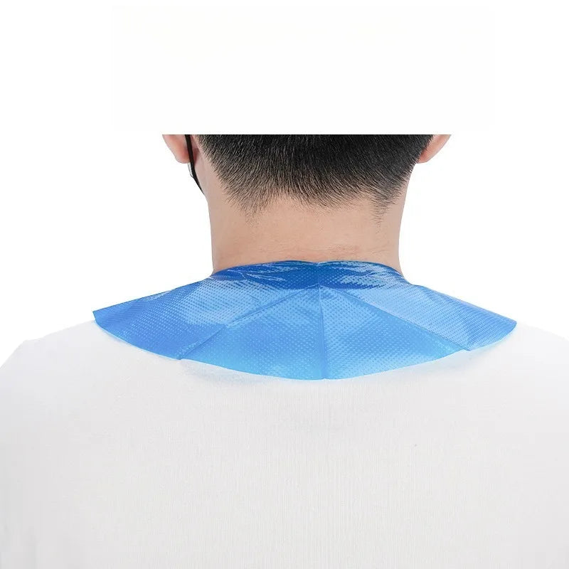 100pcs Thick Long Disposable Plastic Apron: Waterproof Oil-Proof for Restaurant Hot Pot, Adult Cleaning Smock