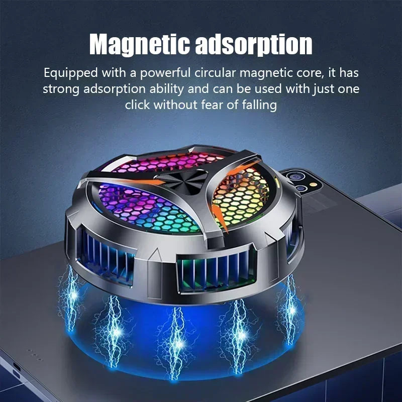 Cooling Radiator phone Magnetic Cooler for Dedicated Tablet with Aluminum Laptop Tablet Holder Stand Radiator for Pad Cellphone