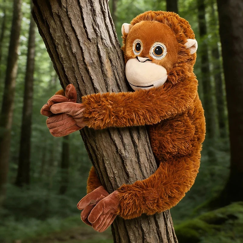 30-90CM Cartoon Gorilla Plush Toy Chimpanzees Monkey Soft Stuffed Doll Room Decor Birthday Gift Orangutan Plushies Dolls