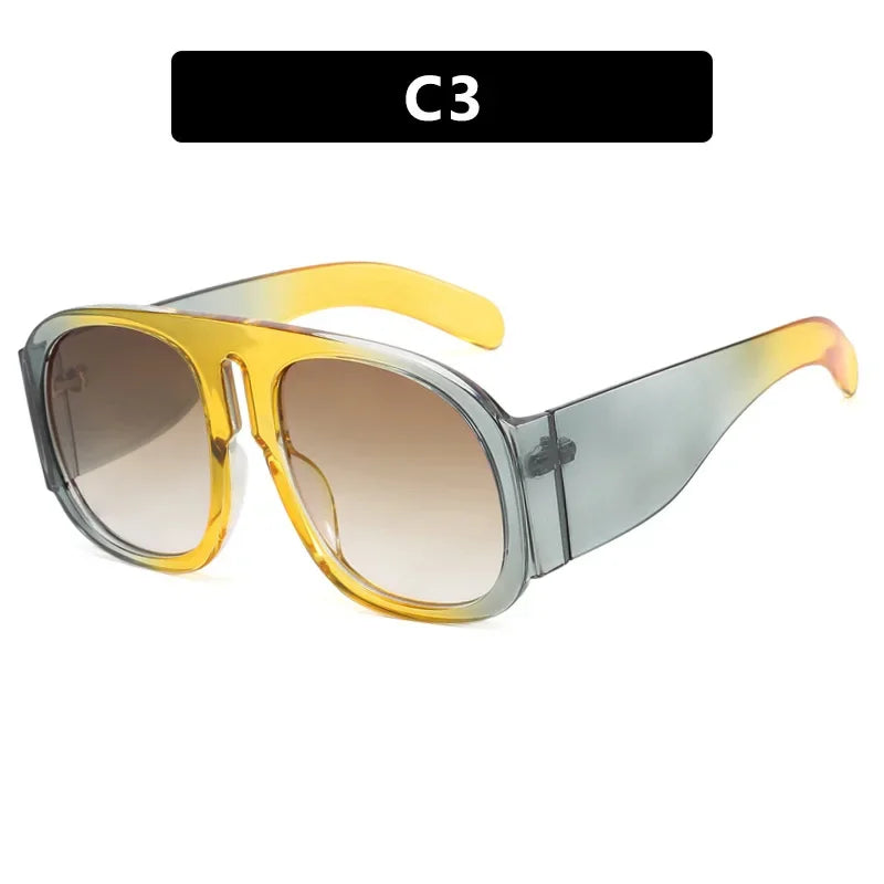 JNPCXI Goggles Oversized Glasses Frame Women One Piece Optical Shades Men Luxury Eyeglasses Frame Men Computer Glasses