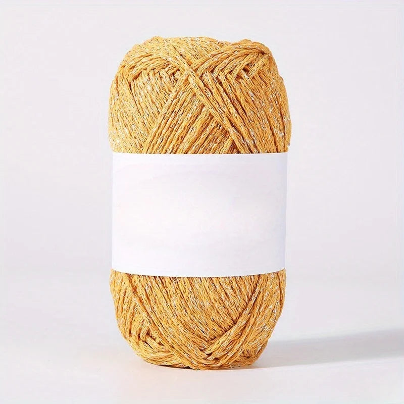 3.52oz Colorful Shiny Thread, Colorful Shiny Thread, Medium Thick Thread, Knitted Sweaters, Vests, Cushions And Other Crafts