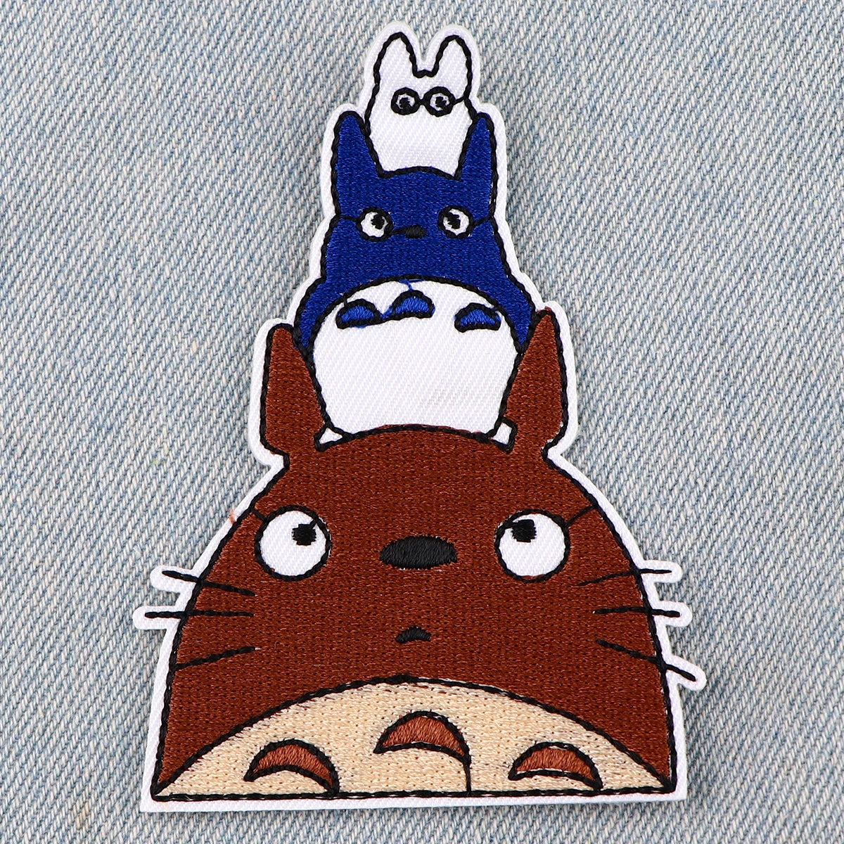 Anime Cat Embroidery Patches For Clothing Patches For Clothes Cartoon DIY Iron on Patch On Clothes Stickers