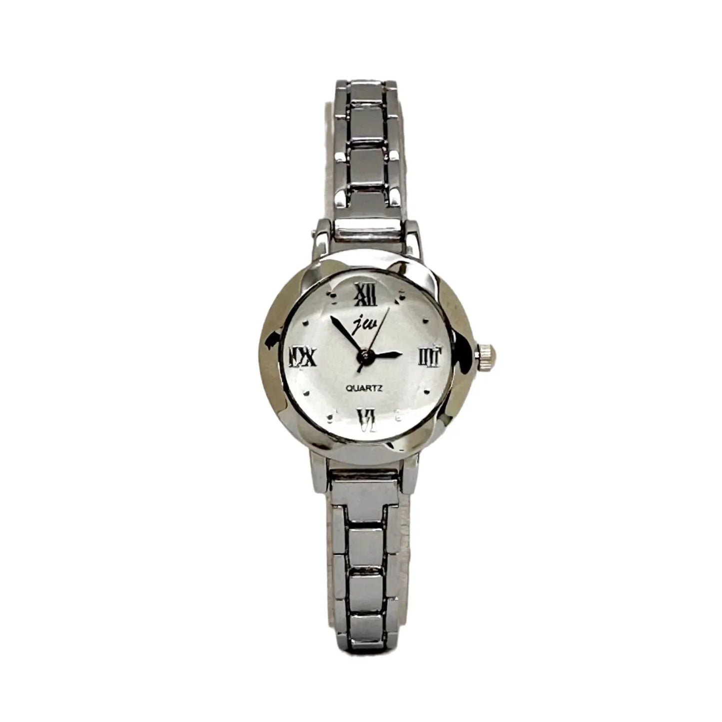 L Luxury Ladies Small Dial Watch for Women Silver Stainless Stee Wristwatch Dress Women's Quartz Bracelet Clock Gift Relogio