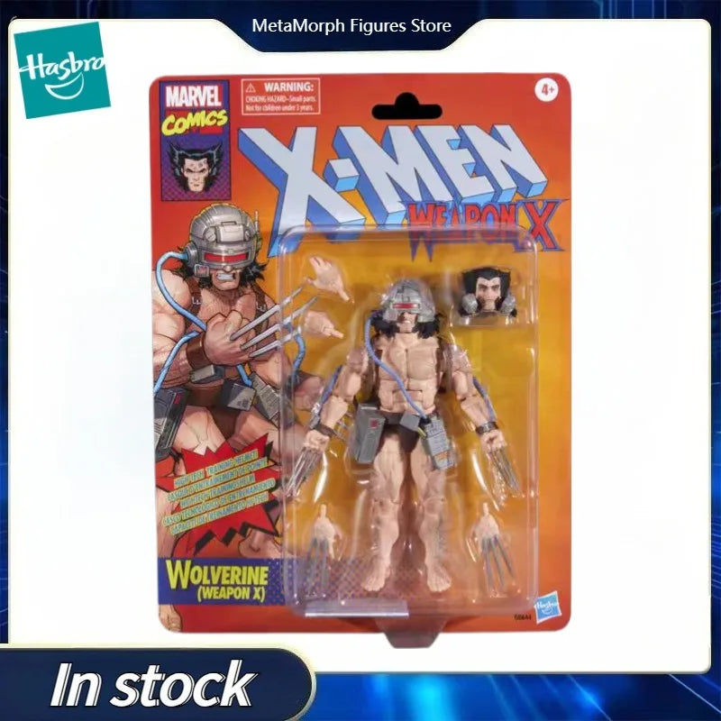 Original Hasbro Marvel Legends Series X-MAN WOLVERINE Anime Figure Toy Collection Model