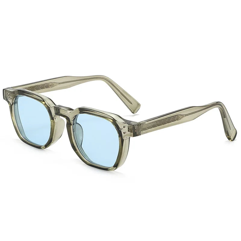 JNPCXI Wholesale New Square Retro Sunglasses Men Fashion Punk Sun Glasses Women Travel Eyewear Lunette De Soleil Femme UV400
