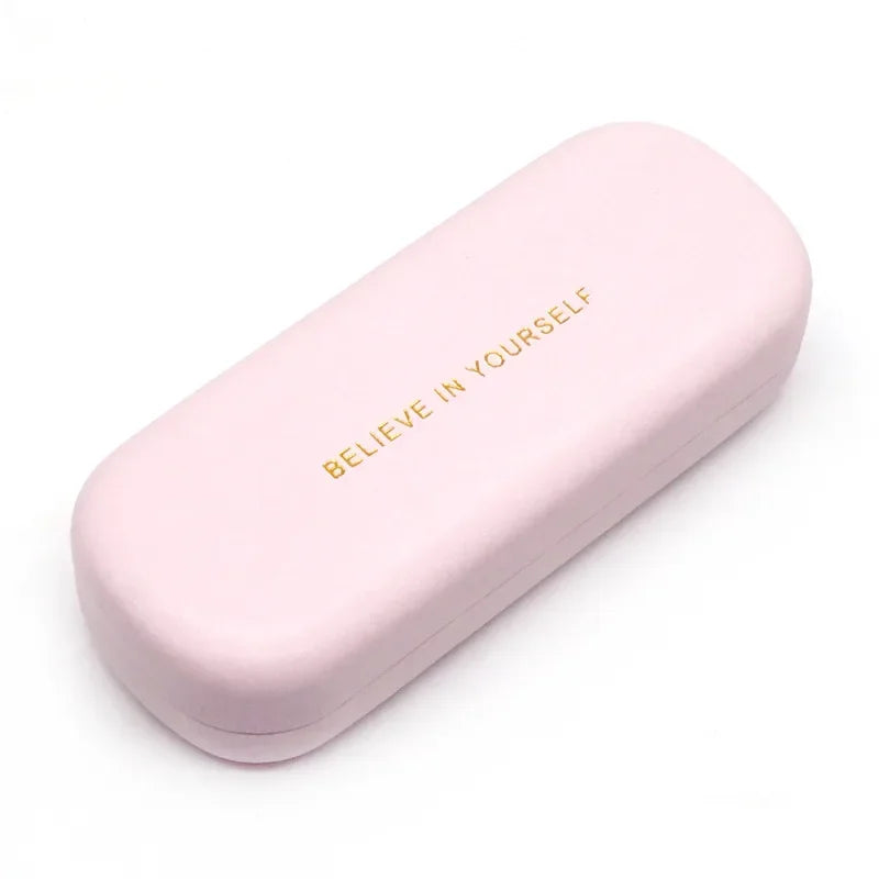 JNPCXI New Retro Black PU Leather Reading Glasses Case Box Simple Hard Eyeglasses Protector Sunglasses Storage Case