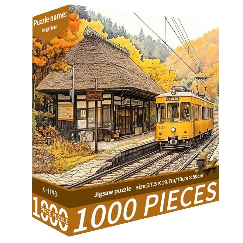 70*50CM 1000 Piece Puzzle for Adults Challenging Decompression Creative Home Decoration Gift All Special Occasions