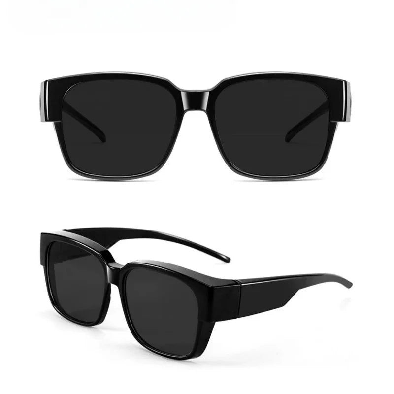 Unisex Polarized Sunglasses Fashion Sunshade Glasses for Fishing Outing Unisex Wrapped Sunglasses
