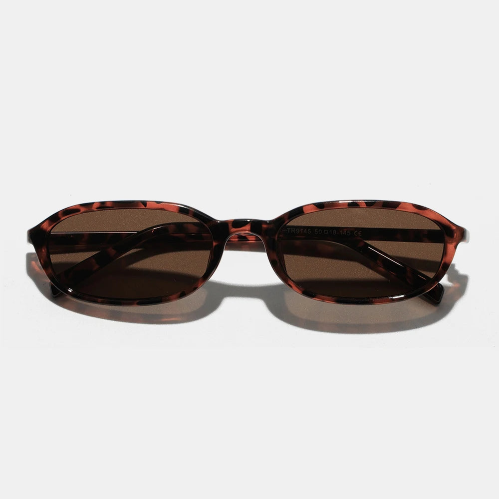 Ruiao 2026 Small Oval Sunglasses Women Y2K Retro TR Ultra Light Vintage Designer Style UV400 Fashion Punk Outdoor Shades
