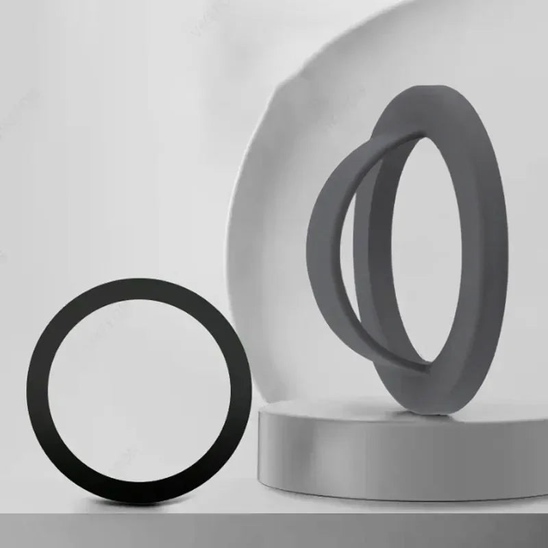Silicone Magnetic Ring Phone Stand Free Delivery Of Magnetic Rings 360° Rotation Lazy Finger Holder For iPhone 16 -12 Pro Max