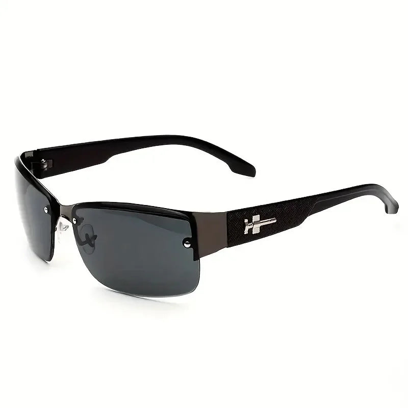 Ladies' Rectangular Gradient Lightweight Tortoiseshell Frame Fashionable Driving Glasses