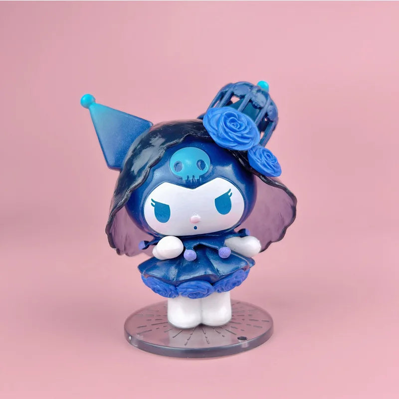 Sanrio My Melody kuromi Figure Toys Classic Cartoon Image Action Figure Box