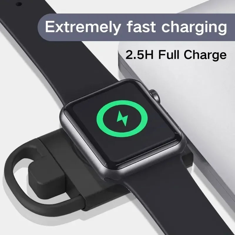 Fast Magnetic Watch Wireless Charger for Apple Watch IWatch 9 8 7 6 5 4 3 SE Ultra Dock Adapter Type C PD USB Portable Charging