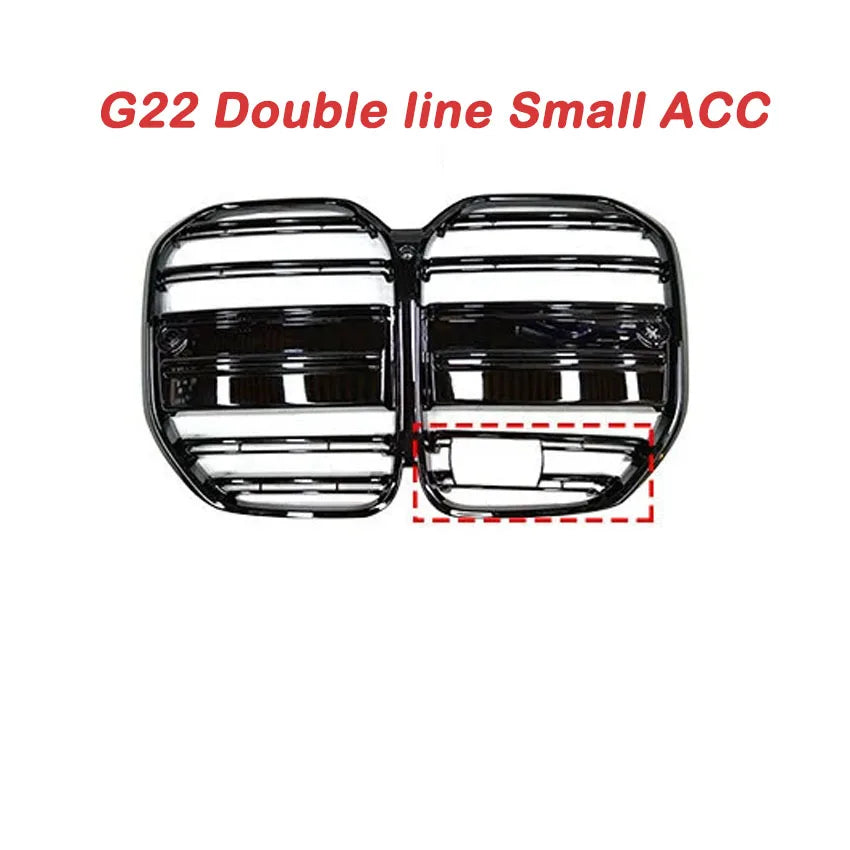 ACC Auto Racing Grid For BMW 4 Series G22 G23 Coupe 2 Doors 425i 430i M440i 2021-2024 Car Front Bumper Grille CS Style Black