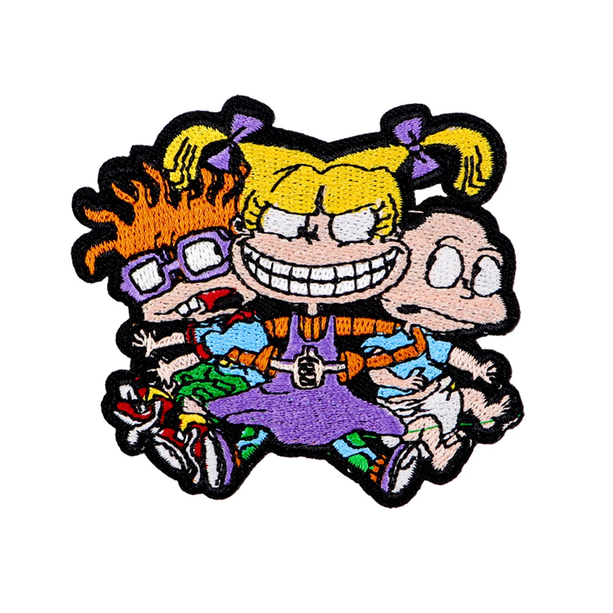 Cartoon Boy & Girl Iron On Patch Clothes Patch For Clothing Cute Embroidered Patch Garment Apparel Accessories Sewing Stickers