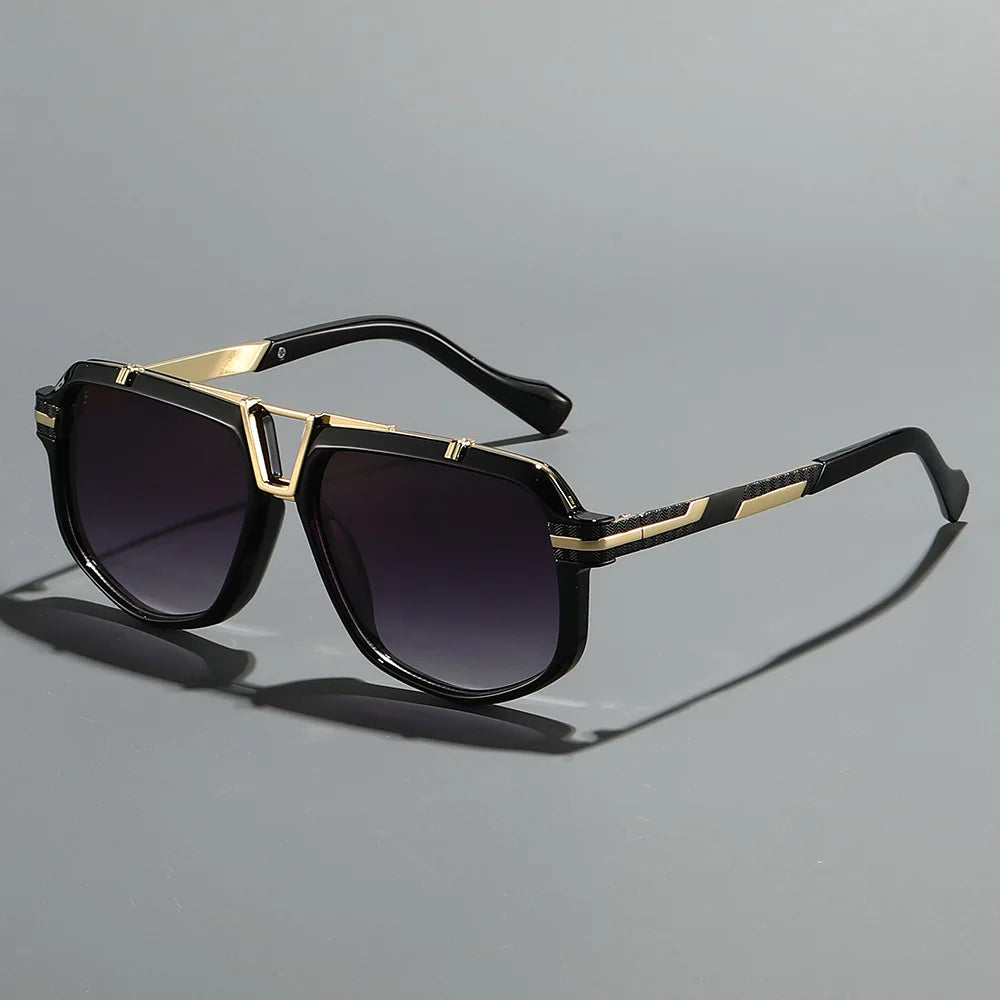 JNPCXI New Luxury Brand Men's Sunglasses 2026 Fashionable UV400 Protection Lens Unisex Women Design for Outdoor