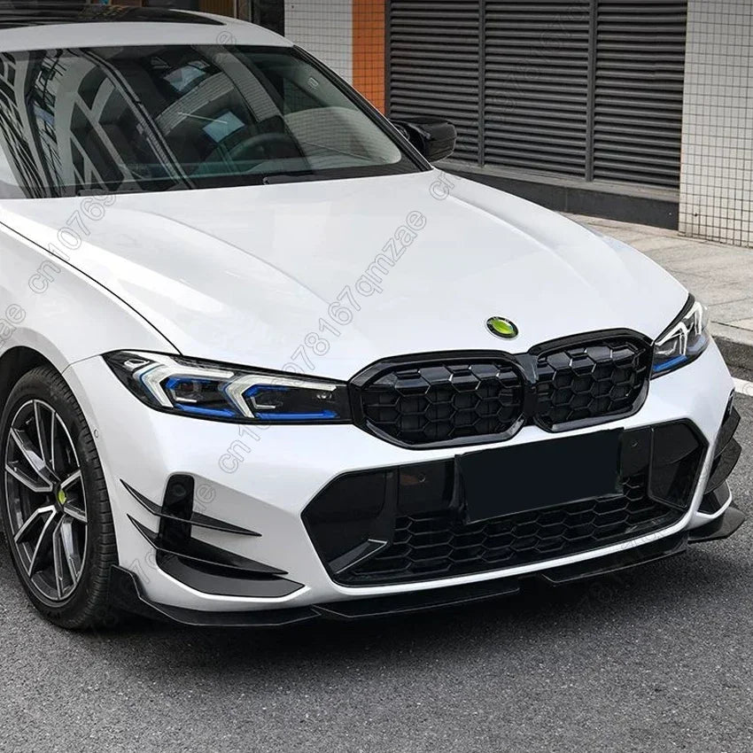 Car Front Bumper side Canards For BMW G20 G21 318i 320i 330i M340i 2022-2023+ LCI M-Sport side Spoiler Splitter Body kit Tuning