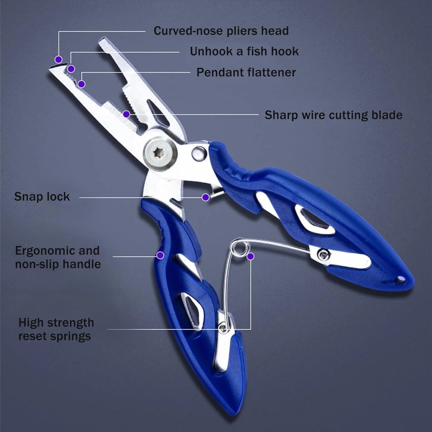 Fishing Plier Scissor Braid Line Lure Cutter Hook Remover etc. Fishing Tackle Tool Cutting Fish Use Tongs Multifunction Scissors