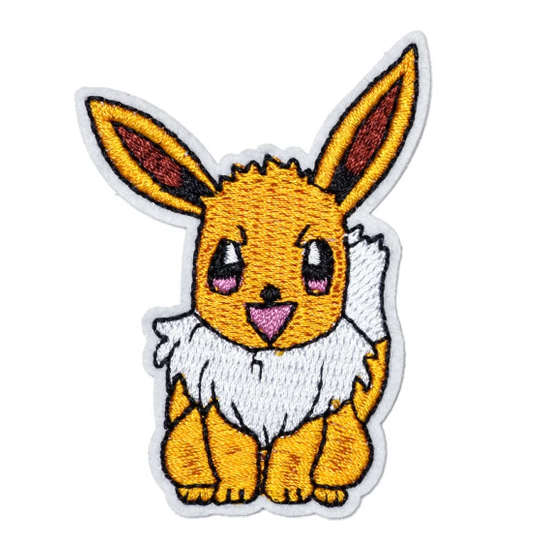 Kawaii Animals Patch Anime Game Embroidered Patches For Clothing DIY Iron on Patches For Clothes Cartoon Patch Stickers