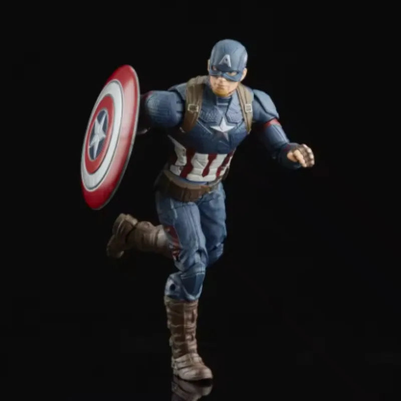 Original Hasbro Marvel Legends Series CAPTAIN AMERICA: SAM WILSON&CAPTAIN AMERICA: STEVE ROGERS Anime Figure Collection Toy