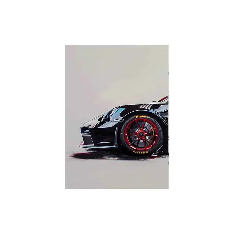 Popular Super Sports Car GT3 RS Graffiti Wall Art, HD Canvas Poster, Home Decor
