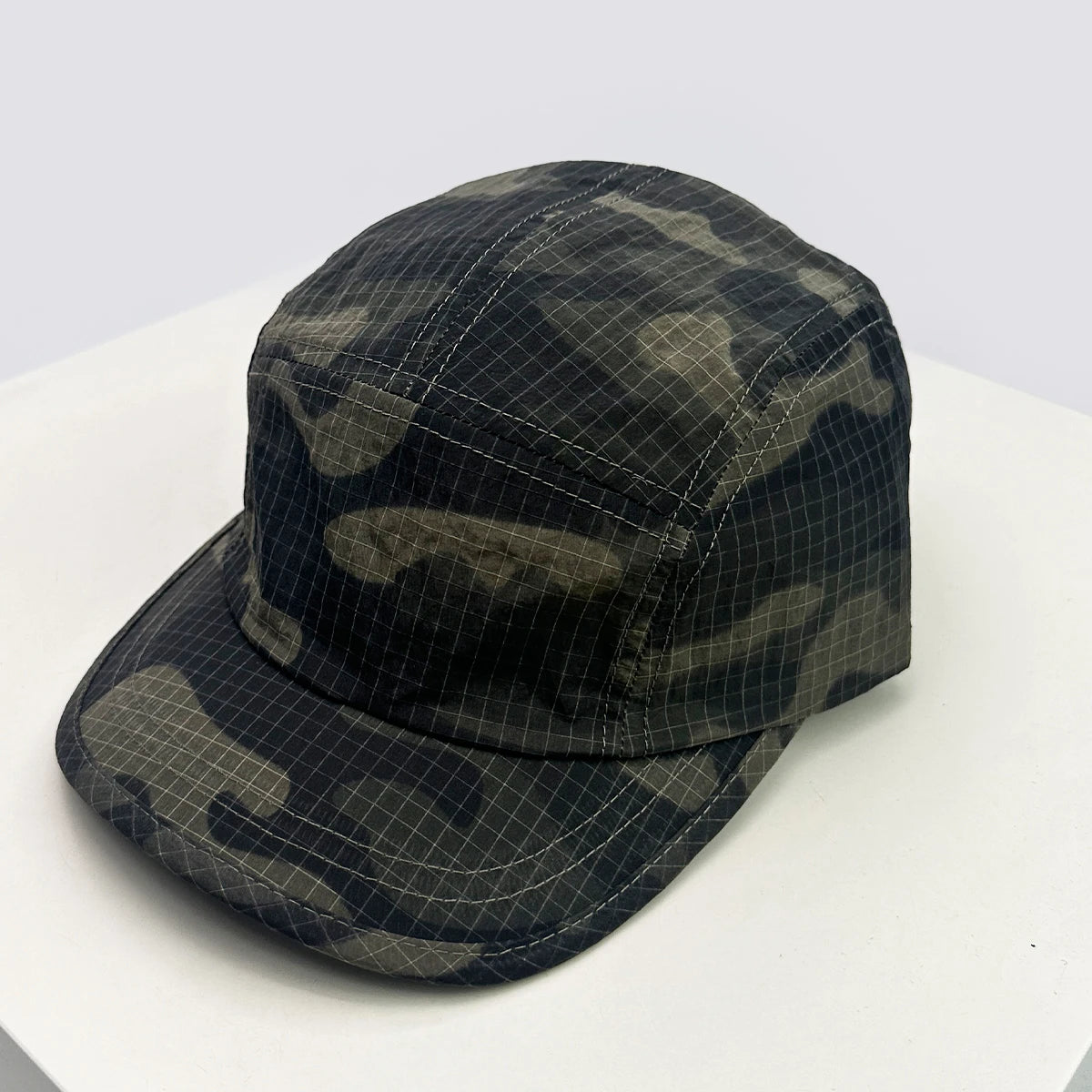 New Unisex Personal CAMO Solid Baseball Hats Sunshade Quick Drying Breathable Short Eave Peaked Caps Versatile ins Fashion Retro