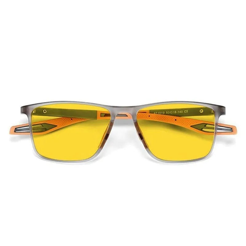 Night Photosensitive Color Changing Sports Glasses for Men, Fashionable and Trendy UV Resistant Glasses, Night Vision Goggles