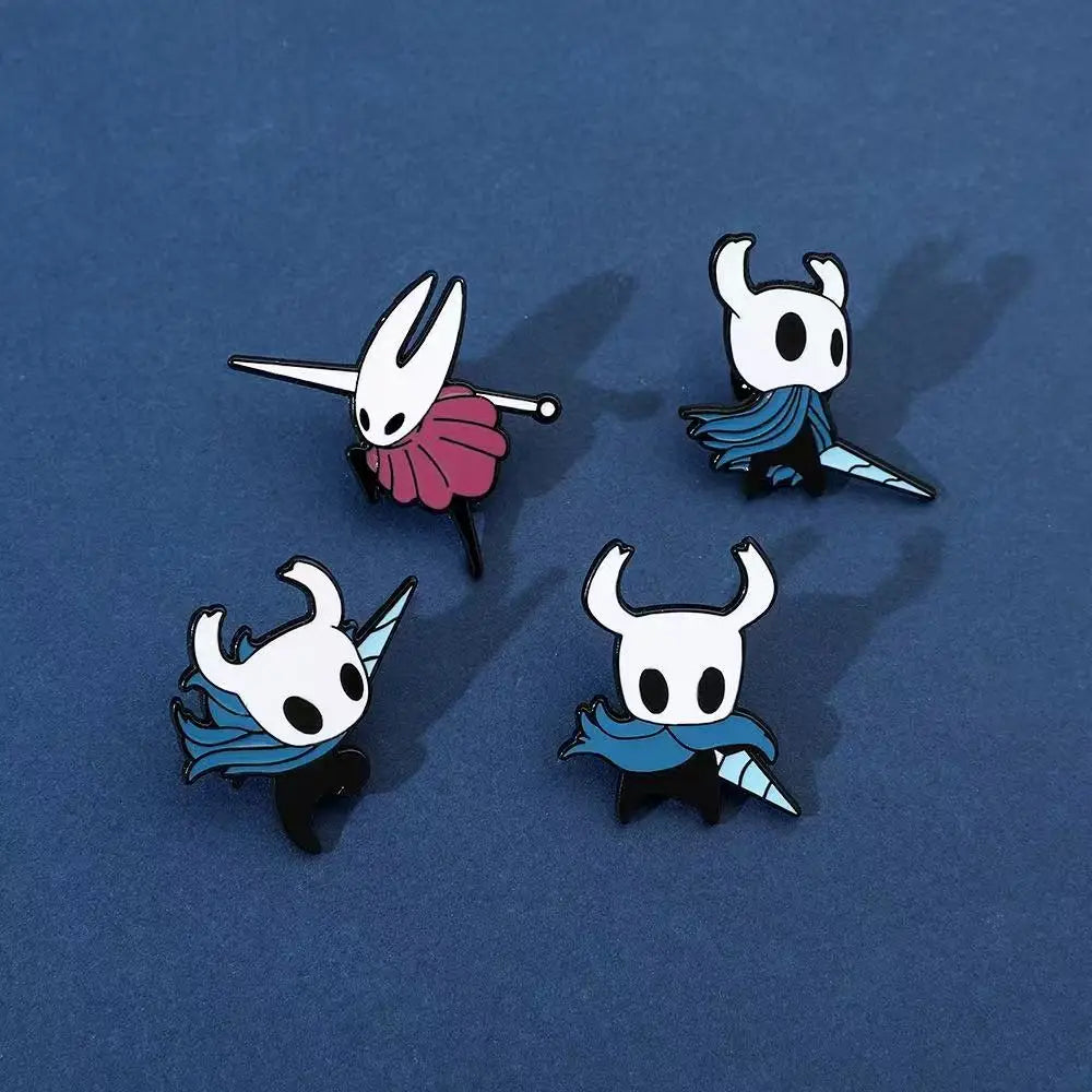 Hollow Knight Enamel Pins - Metal Badges for Bag & Jacket, Video Game Gifts for Fans