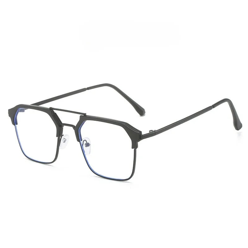 Photochromic Anti Radiation Eyeglasses for Women Transition Metal Frame Shades UV400 Eyewear