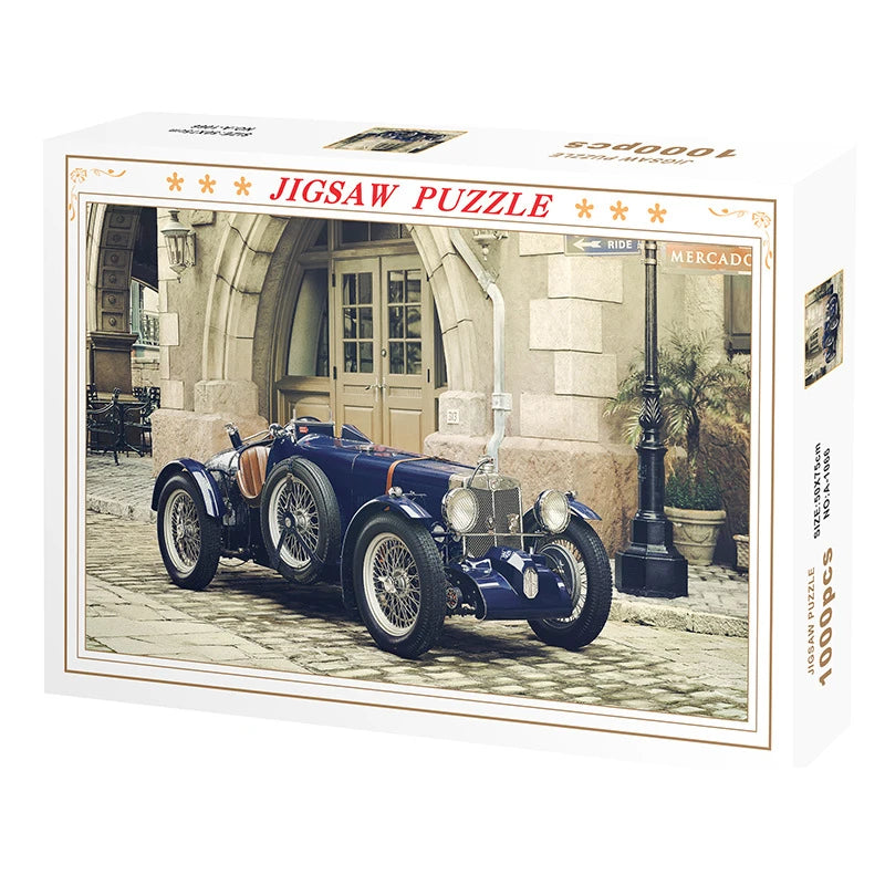 75*50cm 1000PCS Paper Jigsaw Puzzle Landscape Famous Painting Puzzle Character Series Series Home Decaoration Gift