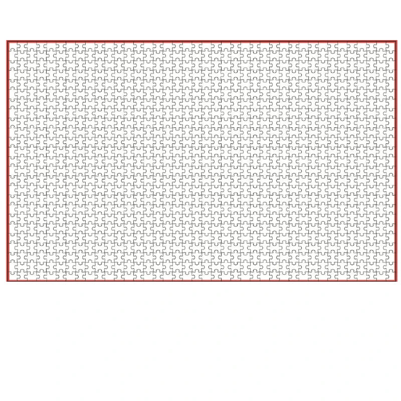 38*26cm Adult 1000 Pieces Mini Jigsaw Puzzles Pure White Hell Grade Difficulty Stress Reducing Toys Christmas Gifts for Adults