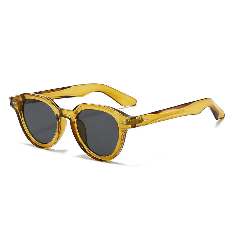 JNPCXI New Fashion Sunglasses Men Women Brand Designer Rives Casual Travel Sun Shades UV400 Suitable Oval Glasses