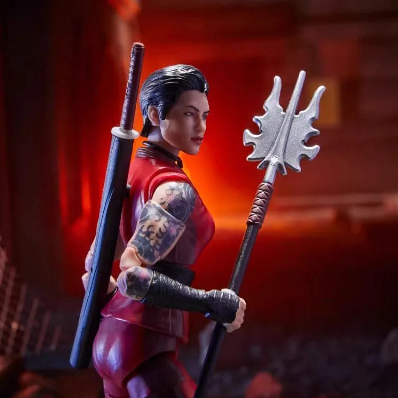 Original Hasbro G.I. Joe GI Joe Classfied Series 124 Kim "Jinx" Arashikage Action Figure Collection Toys Ornaments