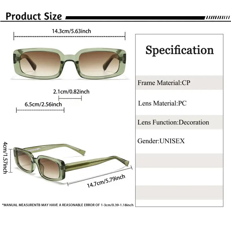 CATERSIDE Punk Sunglasses Men Classic Polygon Design Sun Glasses Woman Party Outdoor Travel Beach Ideal Choice for Gifts