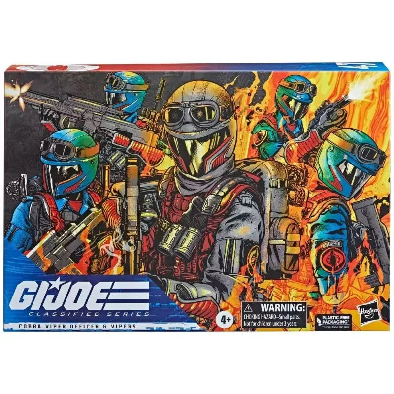 Original Hasbro G.I. Joe Classified Series 47 Cobra Viper Officer & Vipers Anime Figures Toys Collection Models