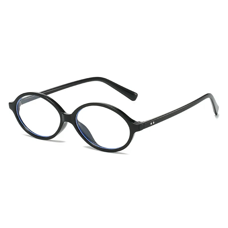JNPCXI Fashion Small Oval Sunglasses Women Retro Punk Rivets Men Shades UV400