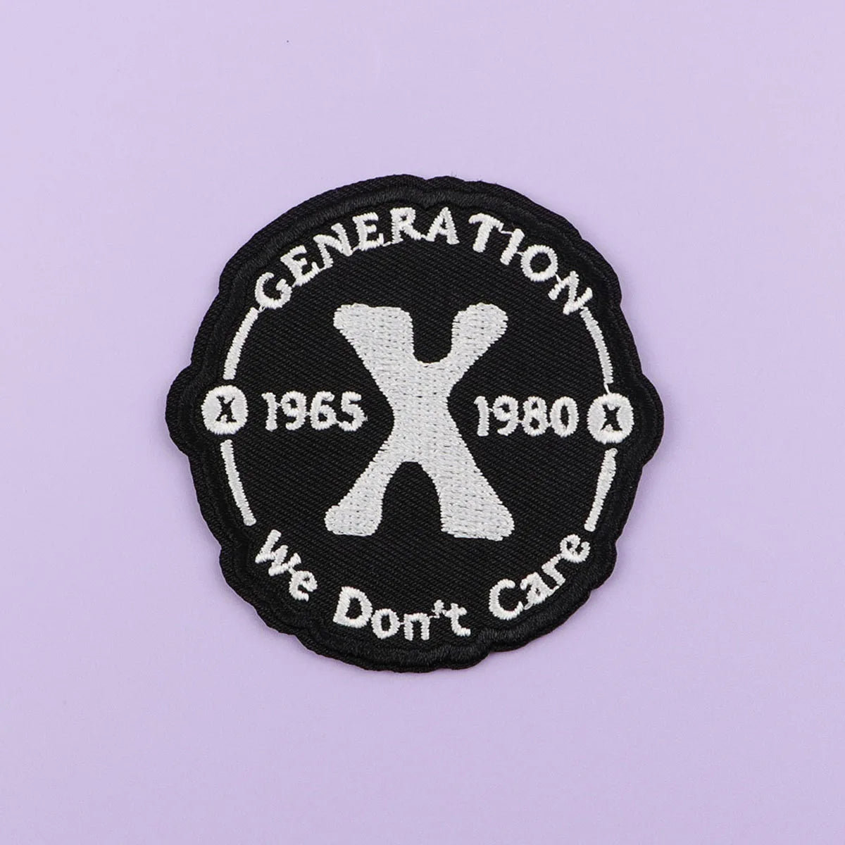 Generation Embroidery Patch 1965 x 1980 Iron On Patches For Clothing Thermoadhesive Patches On Clothes DIY Sew Badges