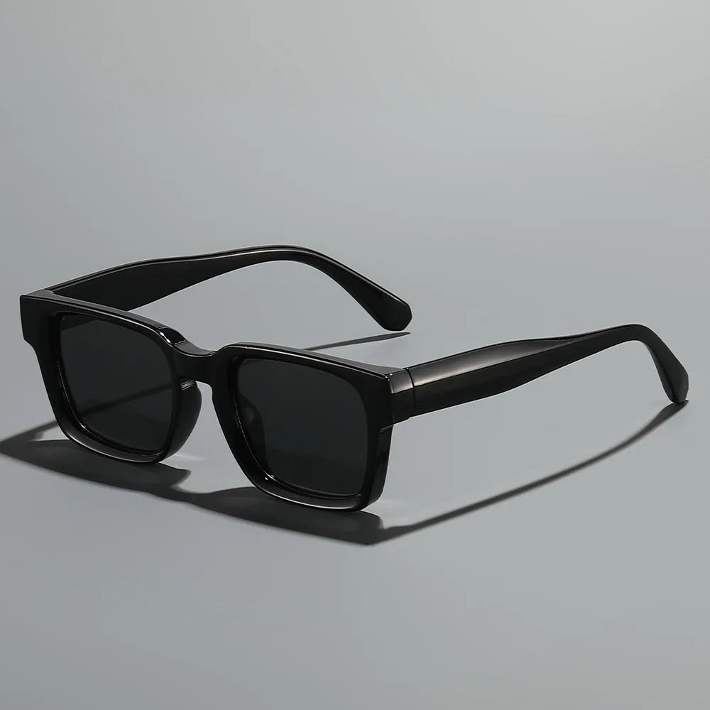 JNPCXI New Fashion Square Women Sunglasses Light Yellow Shades UV400 Vintage Punk Men Trending Sun Glasses