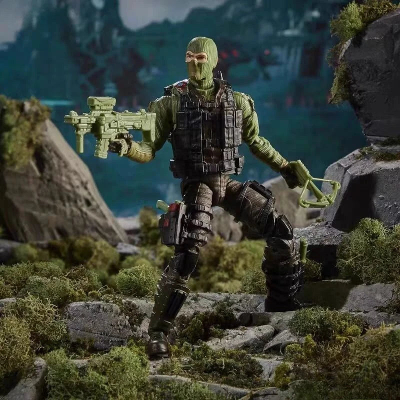Original Hasbro G.I. Joe Classified Series COBRA ISLAND WAYNE BEACH HEAD SNEEDEN Anime Figure Model Toys Ornaments
