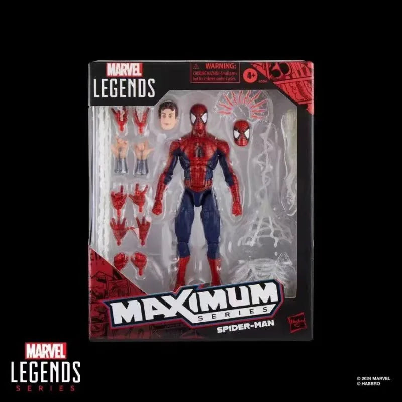 Original Hasbro Marvel Legends Maximum Series Spider-Man Action Figure Toys Model Collection