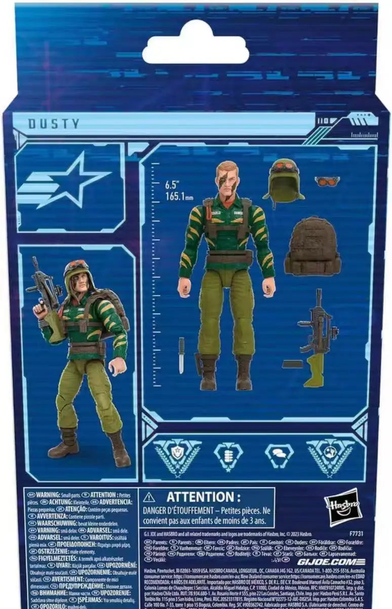 Original Hasbro G.I. Joe Classified Series Tiger Force Dusty Anime Figure Collection Toys Ornaments