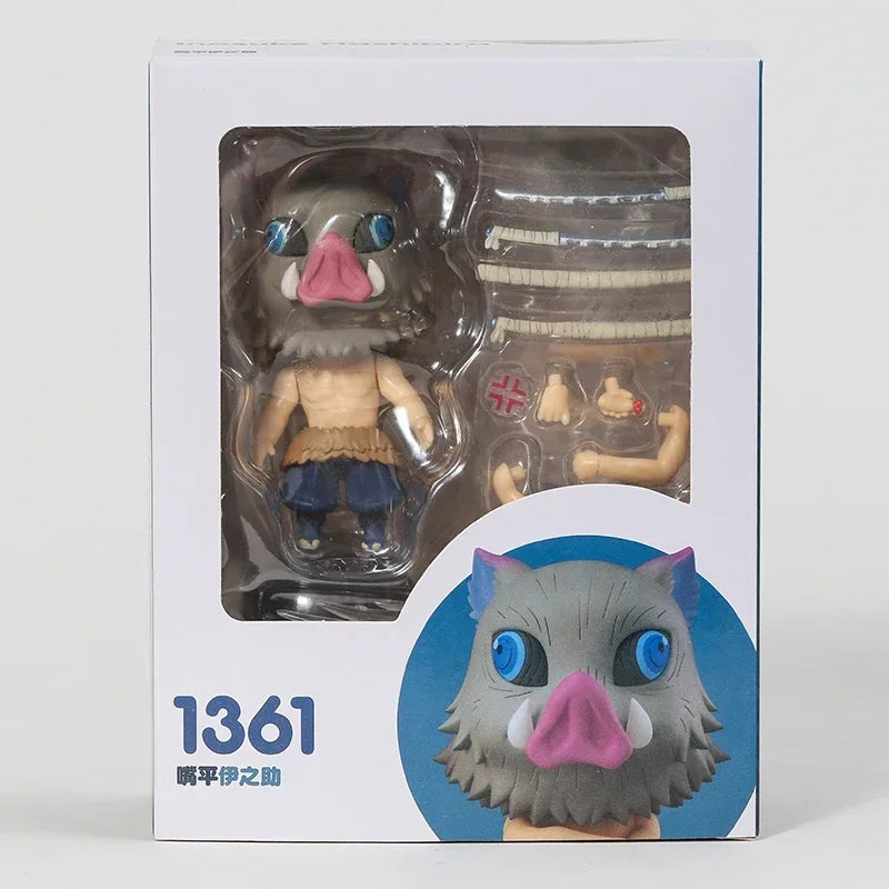 Kyoujurou 1541 Nezuko 1194 Tanjirou 1193 Uzui Tengen 1830 Cartoon Q Version Doll Action Figure Toy