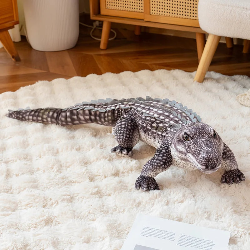 Lifelike Animal Dolls Simulated Crocodile Plush Toys Stuffed Soft Creative Crocodile Birthday Gift For Children Boy Home Decorat