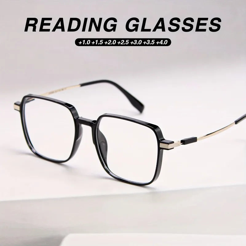 3PCS Reading Glasses for Women Equipped with A Large Frame and A Magnification of+1.0 To+4.0 Suitable for Reading Books