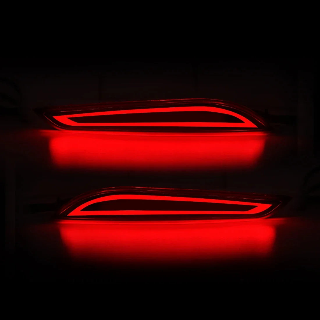 For Chevrolet Cruze 2017 2018 Car LED Rear Bumper Reflector Lights Dynamic Turn Signal Running Brake Warning Driving Lamp 12V