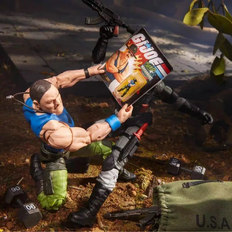 Original Hasbro G.I. Joe GI Joe Classfied Series 129 Mad Marauders SGT Slaughter Action Figure Collection Toys Ornaments