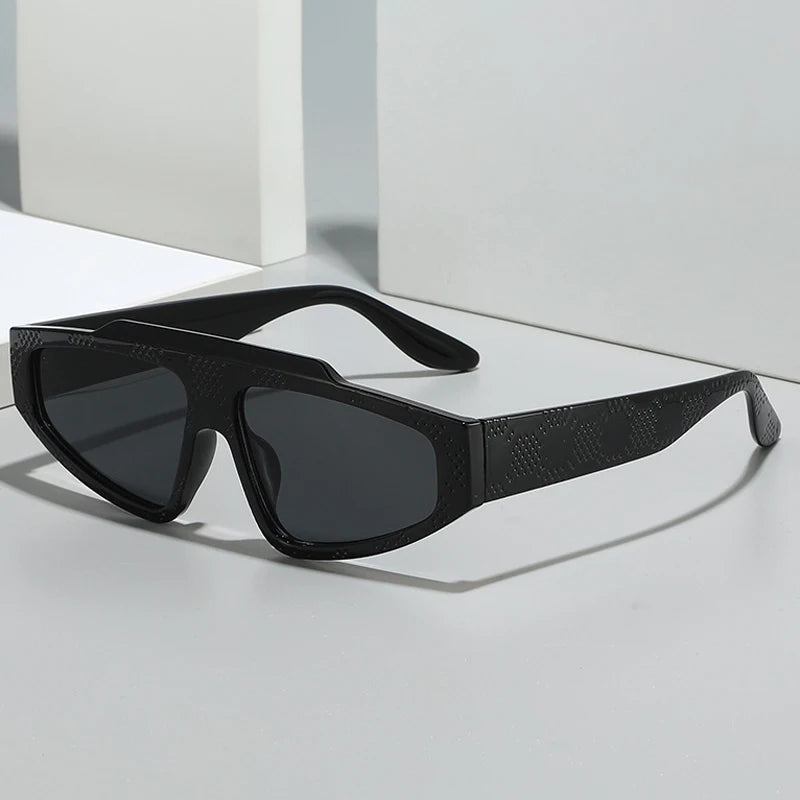 JNPCXI Ins Hot Fashion Square Women Luxury Sunglasses Retro Men Breathable Design Shades UV400 Sun Glasses