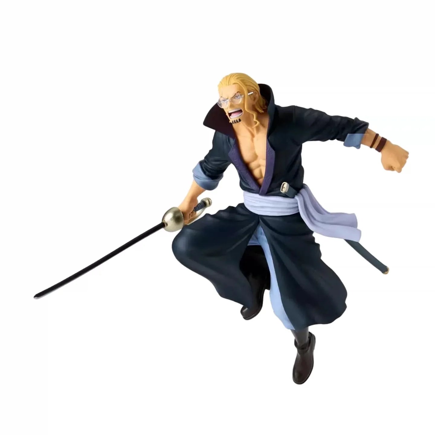 【IN STOCK】Original Banpresto Battle Record Collection One Piece Silvers Rayleigh 18cm Figure Collectible Model Toy Gift