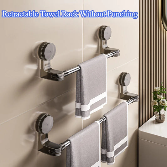 Wall-Mounted Towel Rack Featuring a Strong Suction Cup, Making It an Ideal Choice for Bathrooms,Valentine'S Day And Easter Gifts