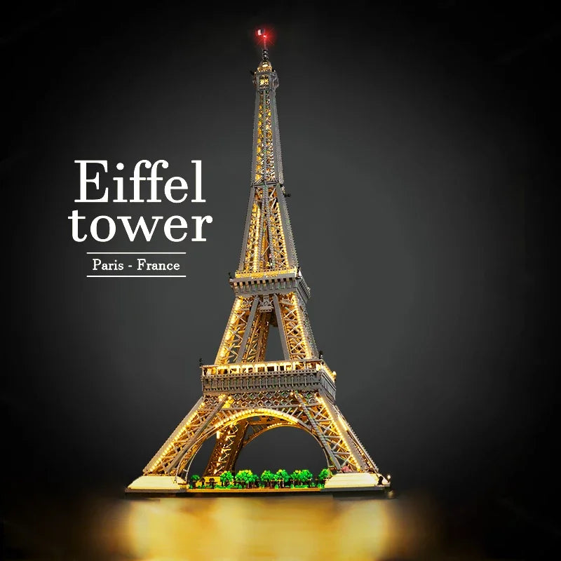 1.5M Eiffel Tower 10001pcs PARIS Famous Architecture Model Building Block Bricks